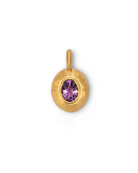 Milestone Sasso Charm Medium Purple Amethyst