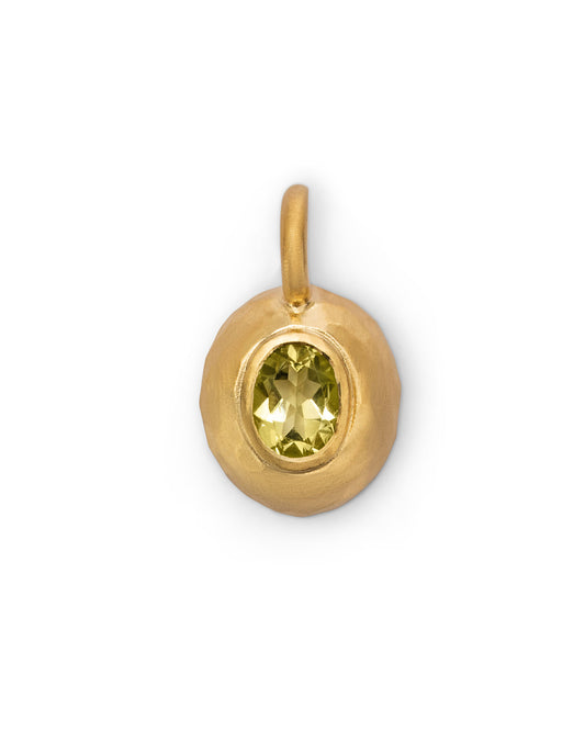 Milestone Sasso Charm Medium Lemon Quartz