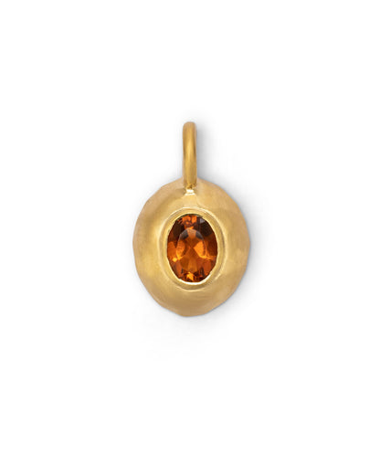 Milestone Sasso Charm Small Madeira Quartz