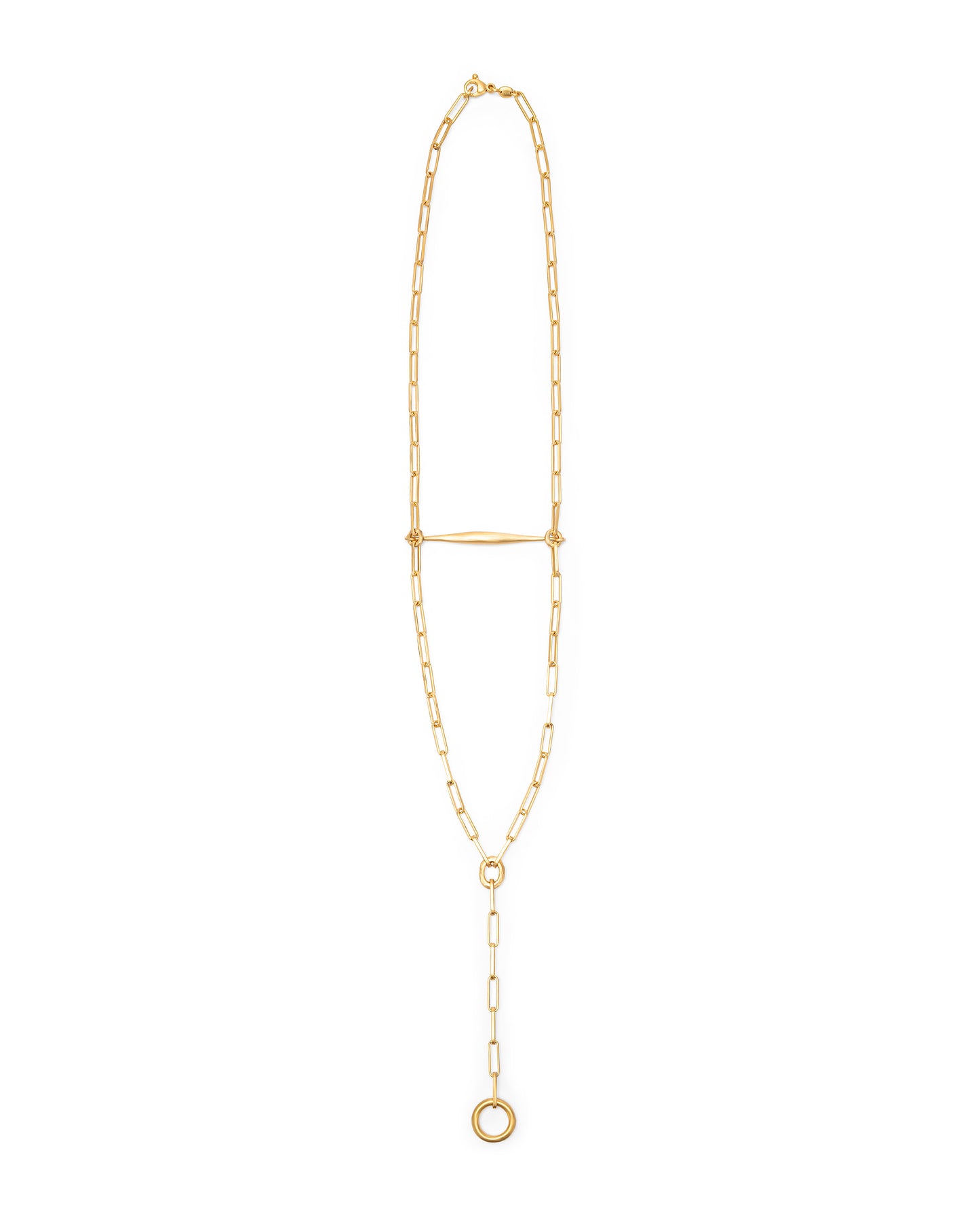 Spindle Necklace Clip Chain