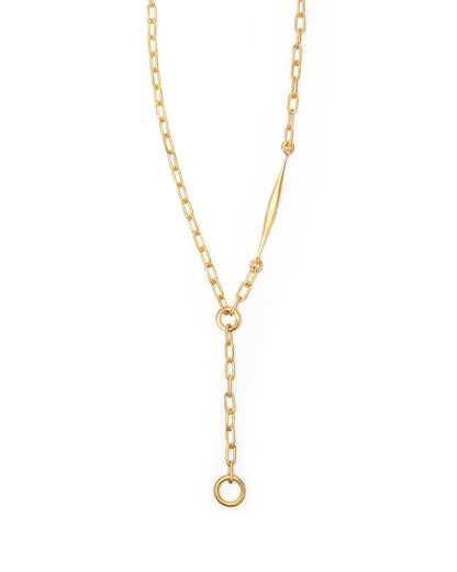 Spindle Necklace Round Chain