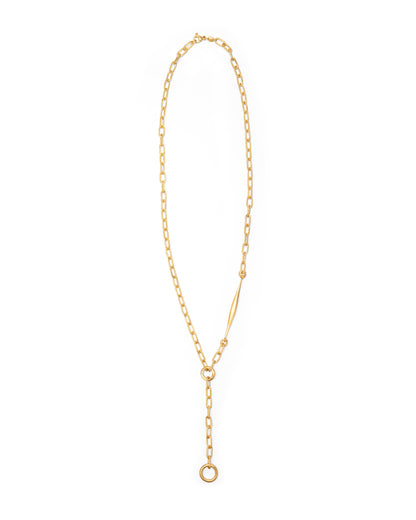 Spindle Necklace Round Chain