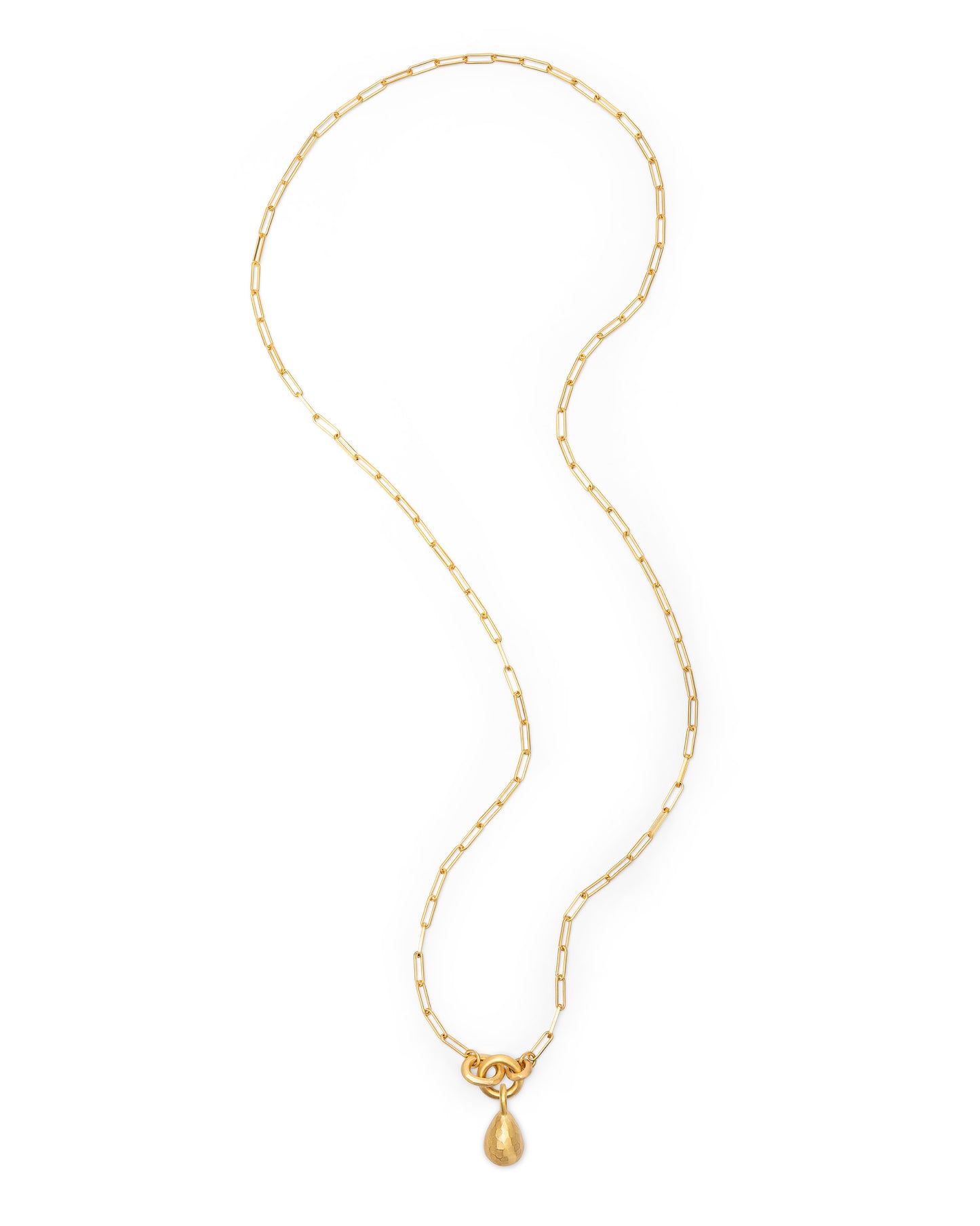 Voyage Necklace Clip Chain Light with Drop Charm
