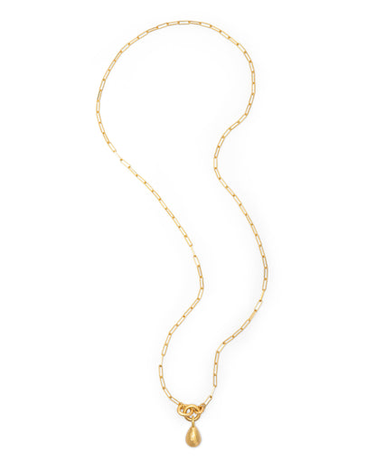 Voyage Necklace Clip Chain Light with Drop Charm