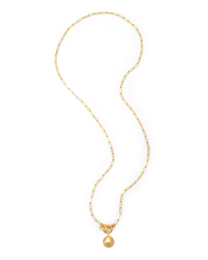 Voyage Necklace Clip Chain Light with Medallion Charm