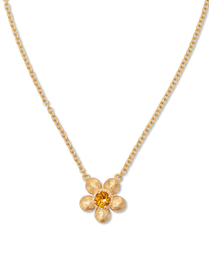 Flore Necklace Madeira Quartz