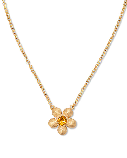 Flore Necklace Madeira Quartz