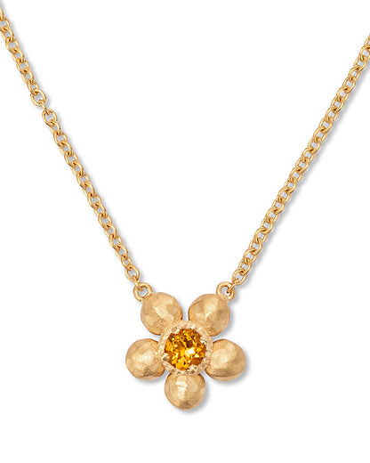 Flore Necklace Madeira Quartz