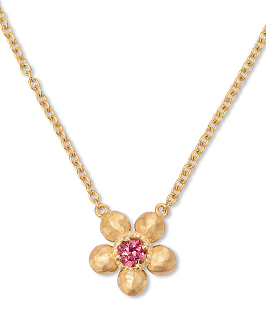 Flore Necklace Pink Tourmaline