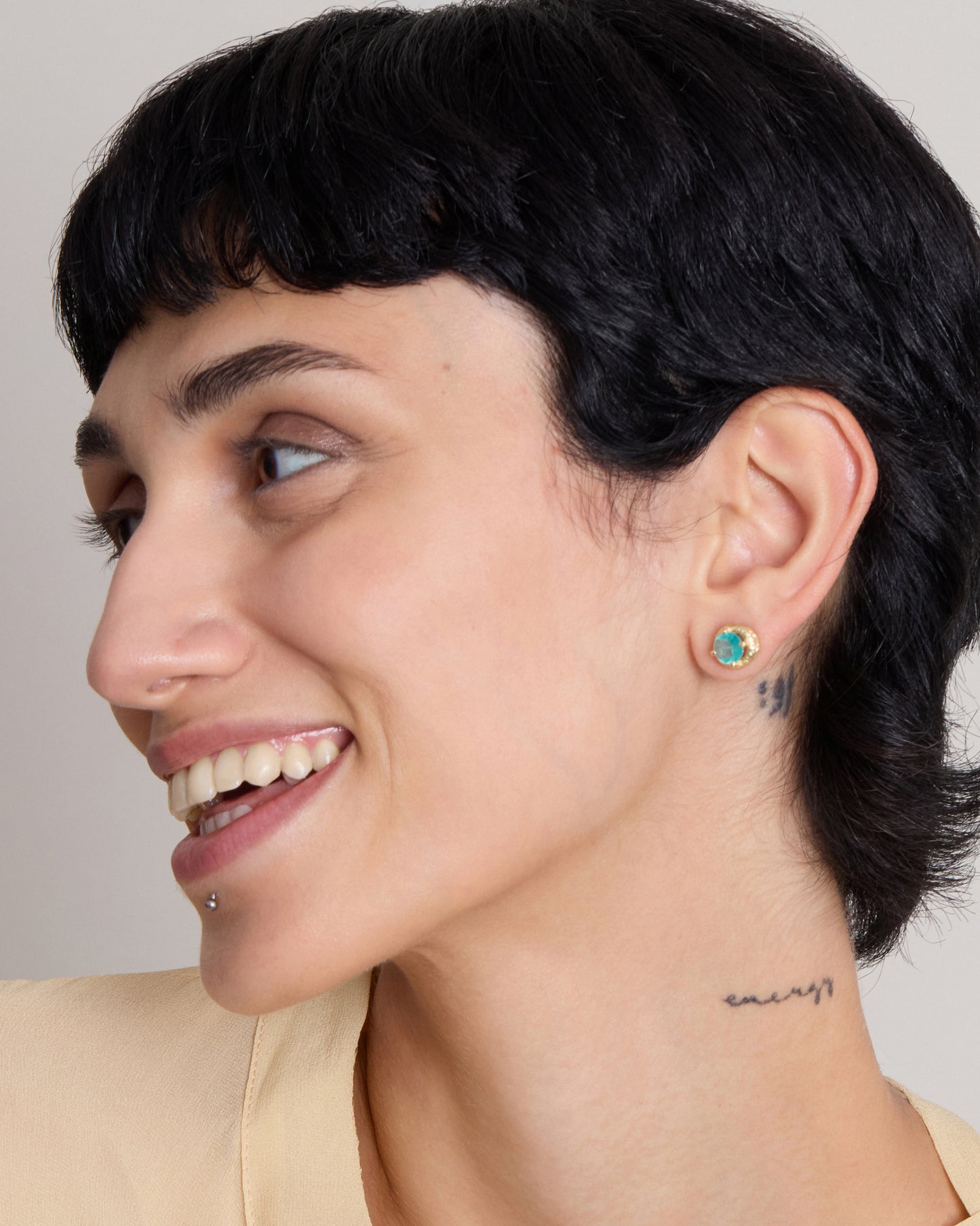 Flore Energy Studs Apatite