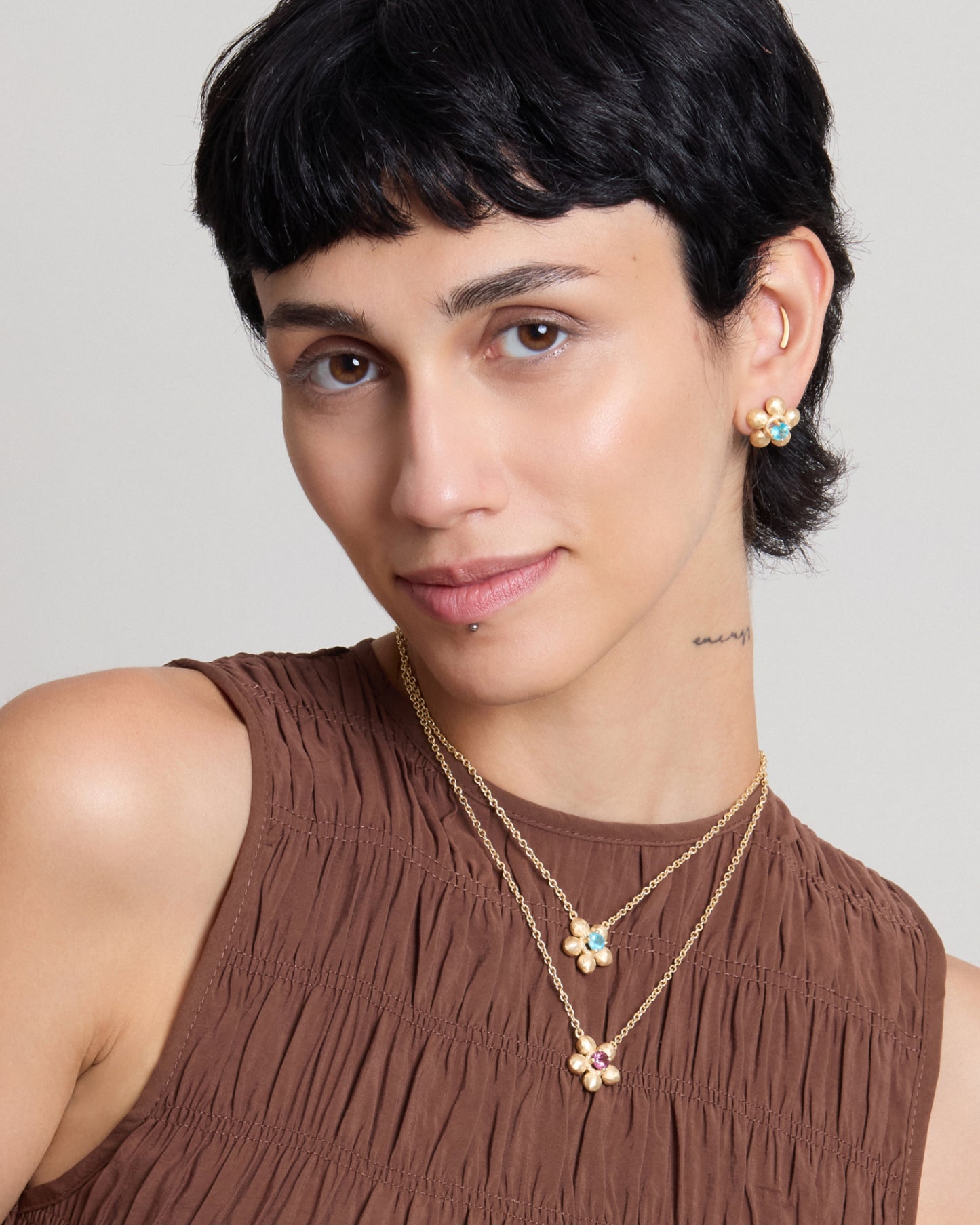 Flore Necklace Pink Tourmaline