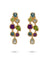 Odyssey Earrings Pair Blue - Green - Purple
