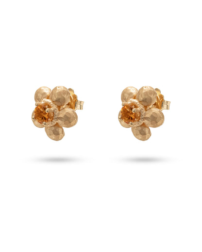 Flore Earrings Madeira Quartz