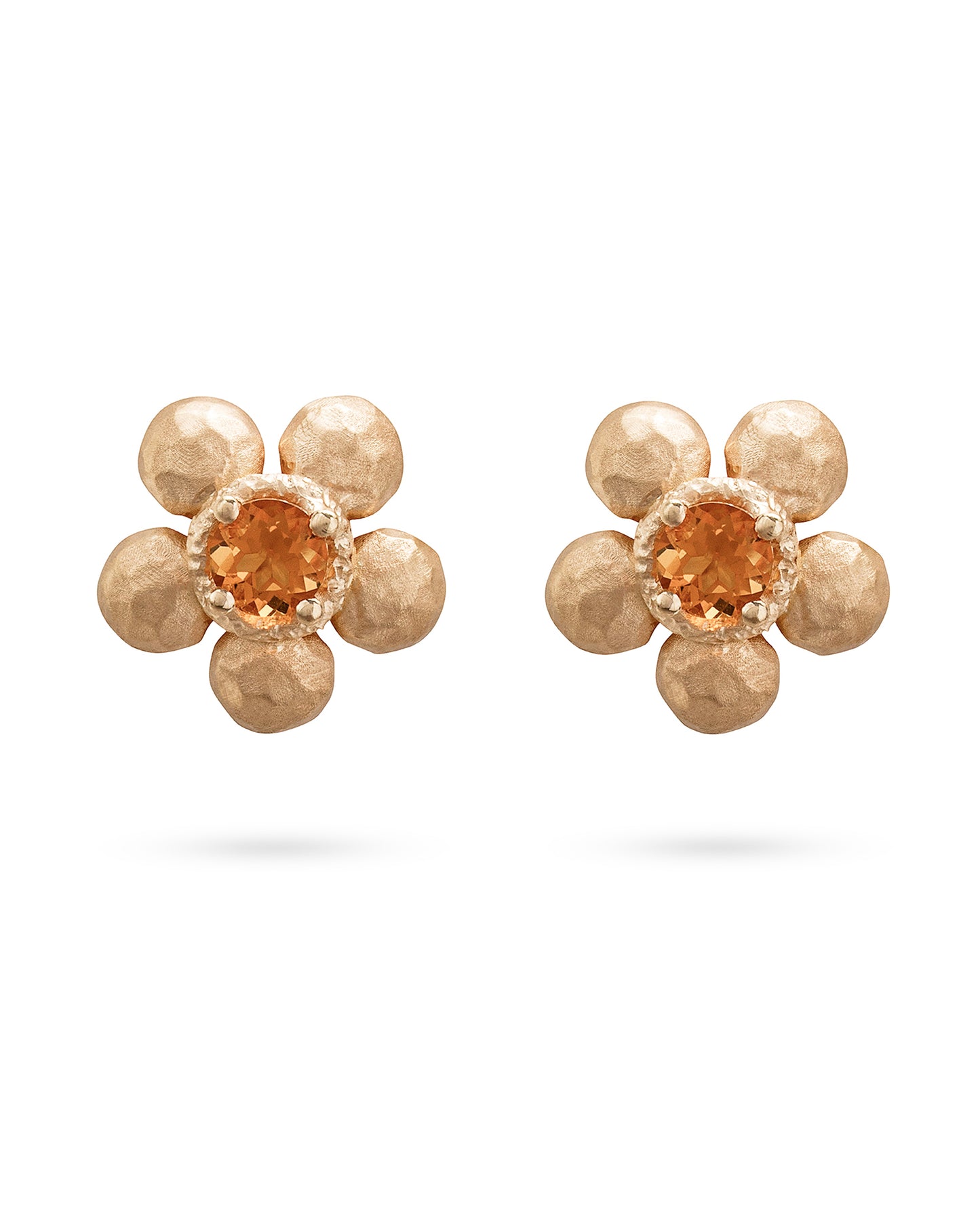 Flore Earrings Madeira Quartz