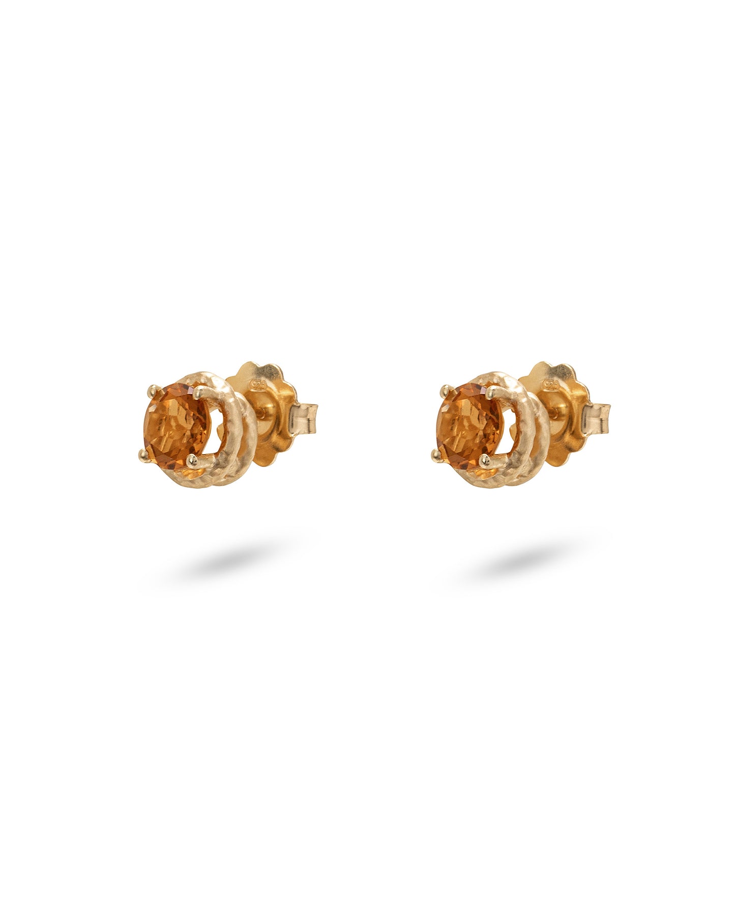 Flore Energy Studs Madeira Quartz