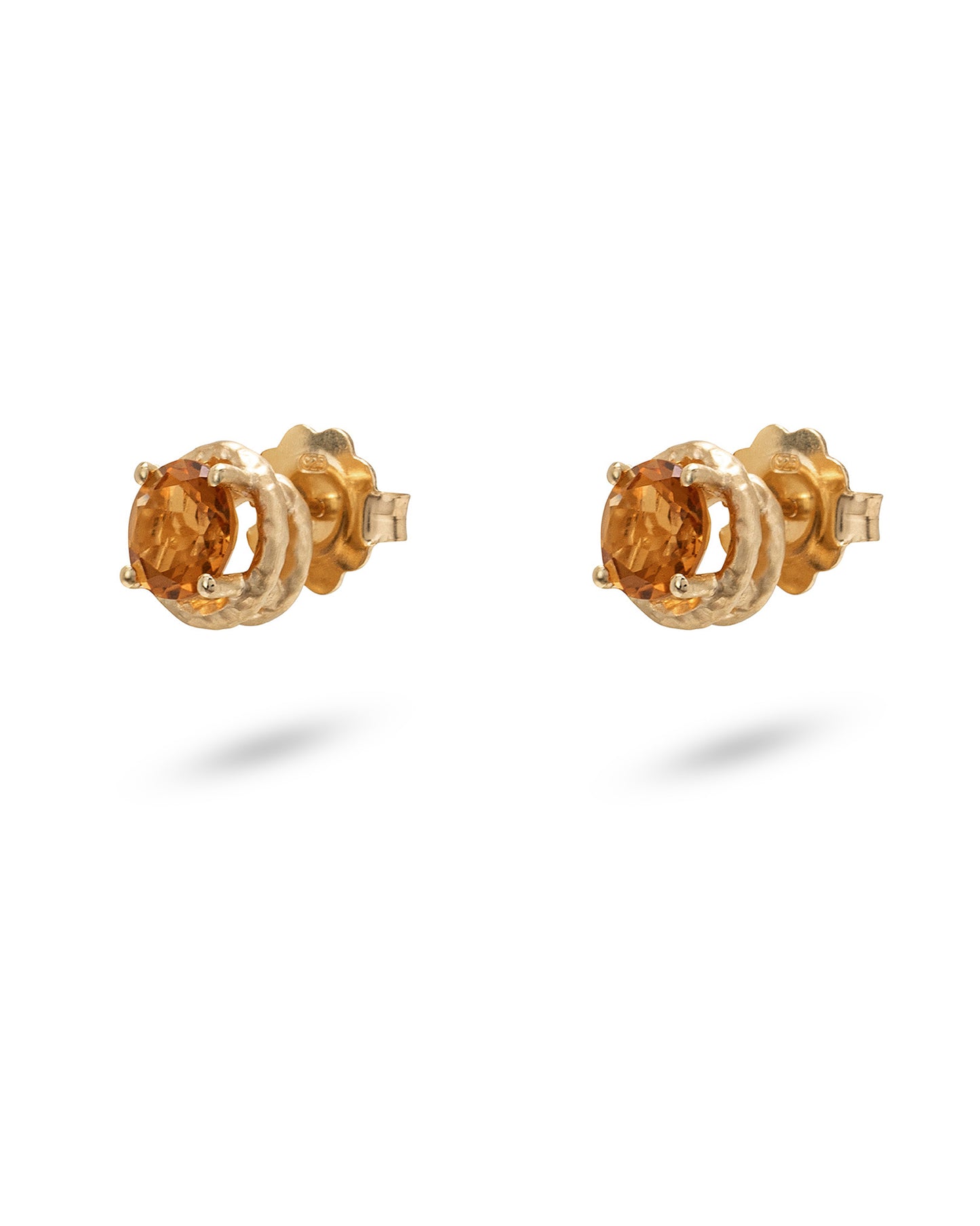 Flore Energy Studs Madeira Quartz