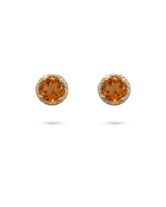 Flore Energy Studs Madeira Quartz