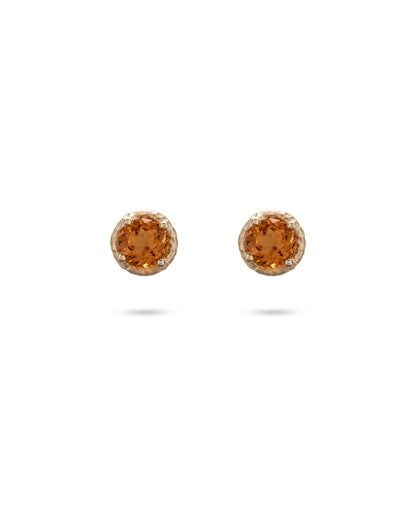Flore Energy Studs Madeira Quartz