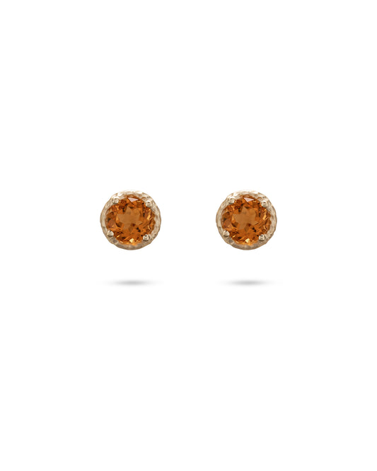 Flore Energy Studs Madeira Quartz