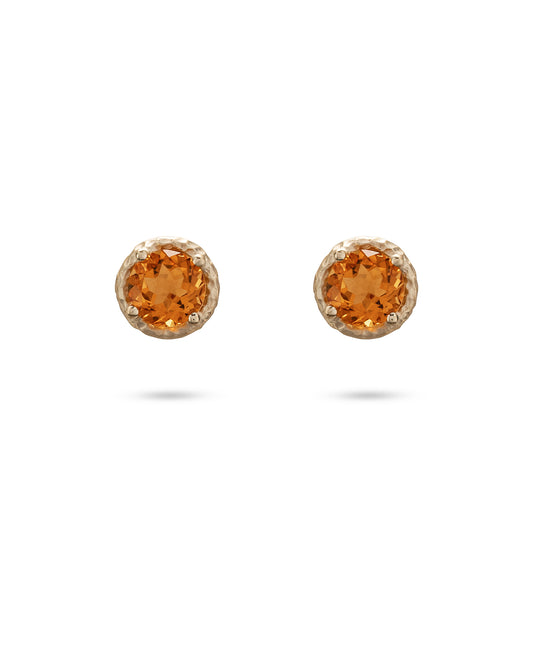Flore Energy Studs Madeira Quartz
