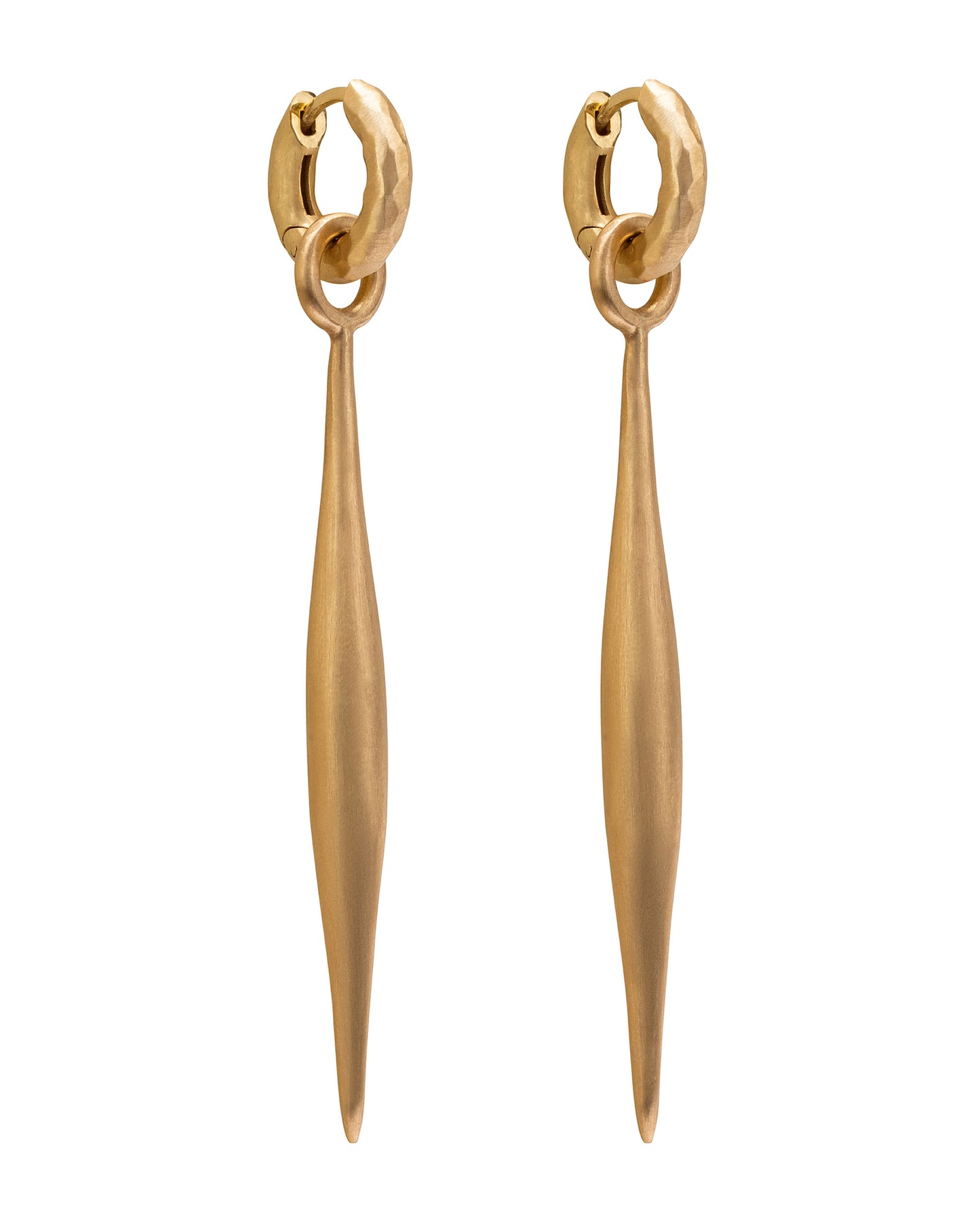 Wander Hoops Small with Spindle Charms Large