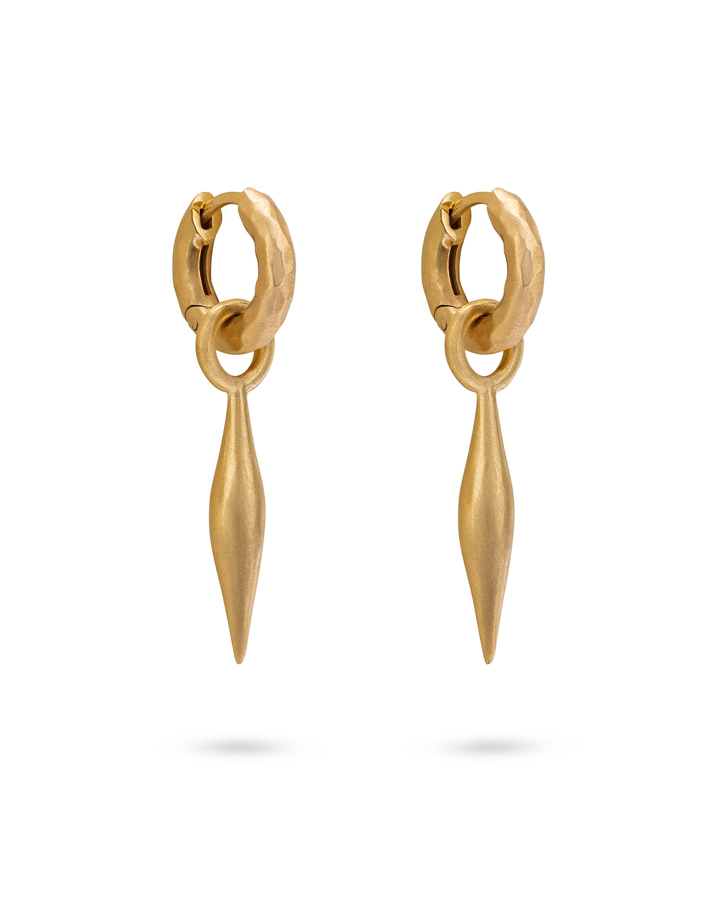 Wander Hoops Small with Spindle Charms