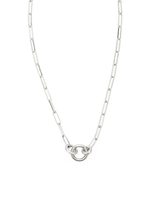 Voyage Necklace Clip Chain Natural Silver