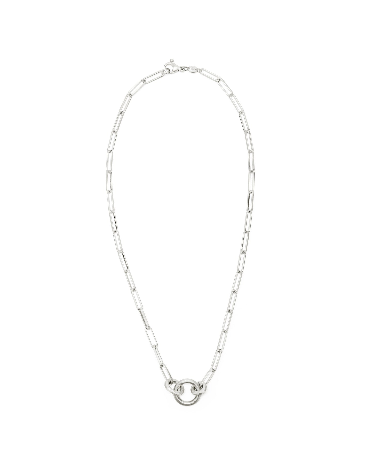 Collana Voyage Catena Clip Argento Naturale