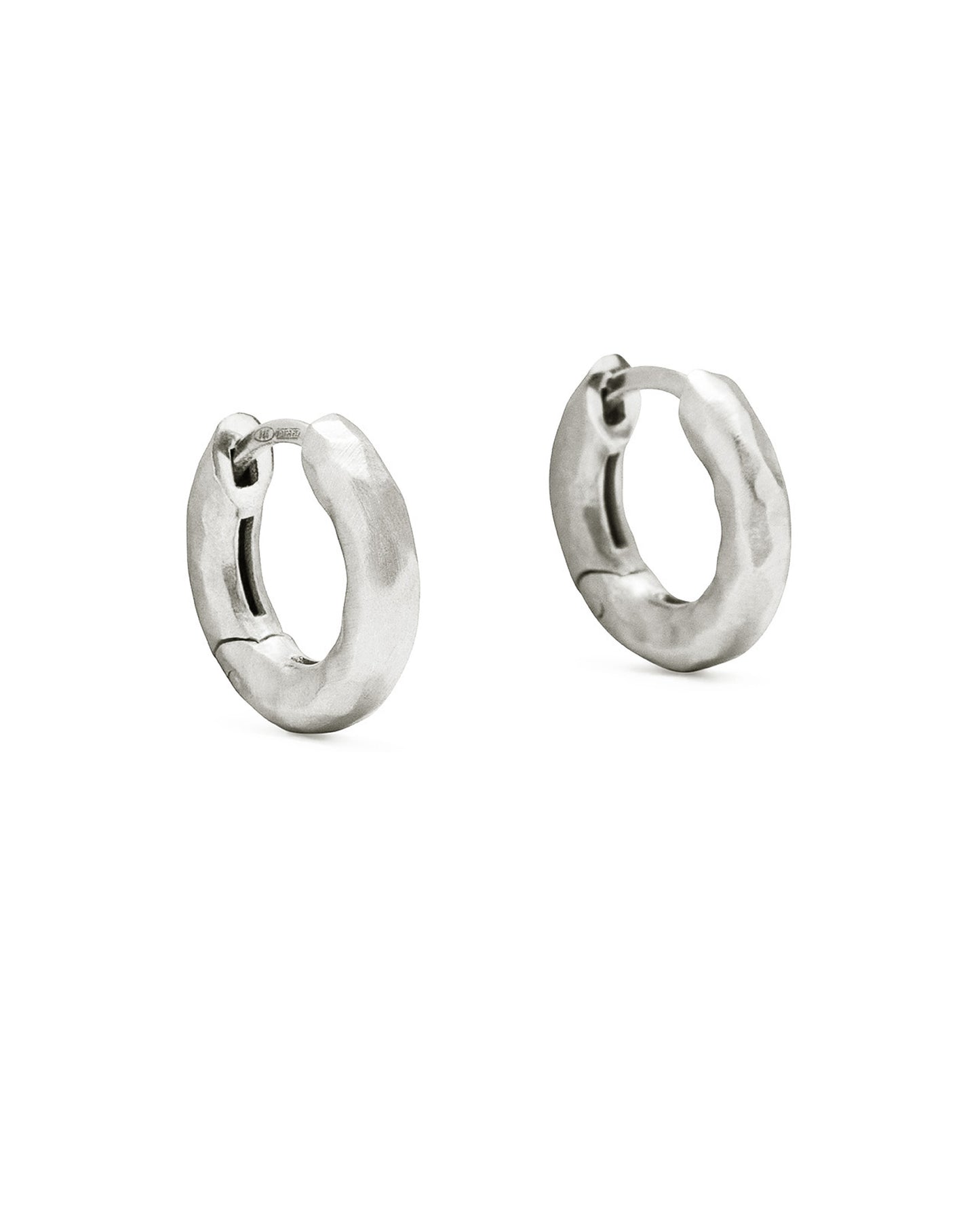 Wander Hoops Small Natural Silver