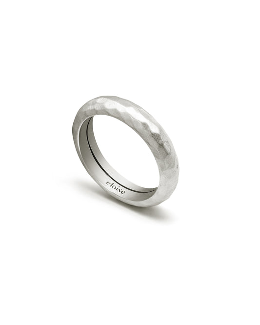 Wander Ring Natural Silver