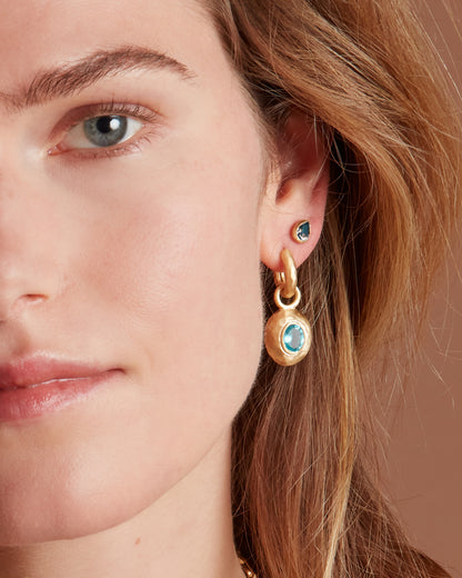 Orecchini Wander Medi con Ciondoli Sasso Apatite